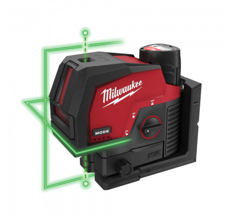 M12 LASER VERT 2 LIGNES AVEC APLOMB M12 CLLP-301C