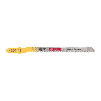 LAMES DE SCIES SAUTEUSES BOIS ET PLASTIQUE CURVE CUT 75 MM (X5)