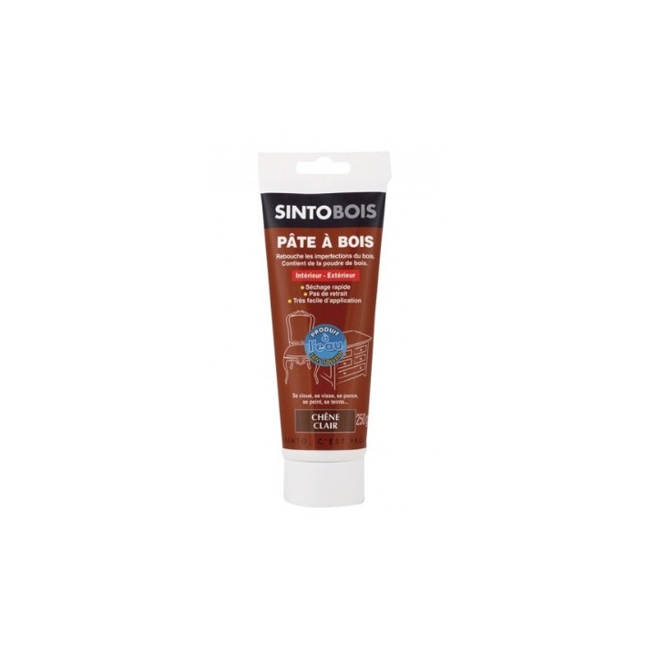PATE A BOIS A L'EAU NATUREL TUBE 250 GR