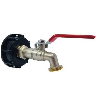 ADAPT.PLAST.CUVE 1000L Ø60+ROB LAITON 1/4T 20X27