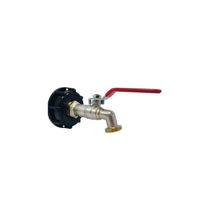 ADAPT.PLAST.CUVE 1000L Ø60+ROB LAITON 1/4T 20X27