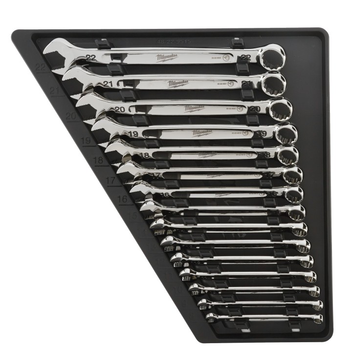 SET DE 15 CLÉS MIXTE MÉTRIQUES – 15 PCS (8, 9, 10, 11, 12, 13, 14, 15, 17, 18, 1