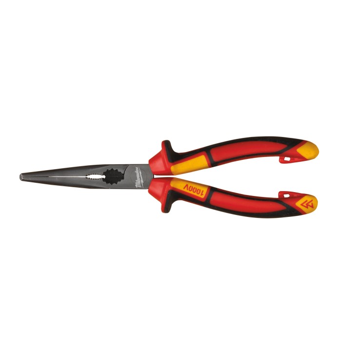 PINCE À BEC LONGUES TÊTE 45° ISOLÉE 205 MM