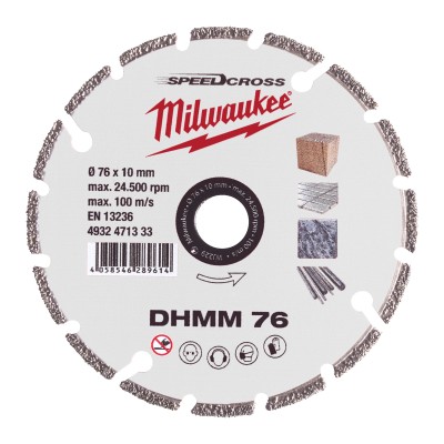 DISQUE DIAMANT MULTI MATERIAUX 76 MM (X1)
