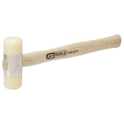 Maillet à embouts nylon 340g - tête Ø35mm - avec manche frêne galbé