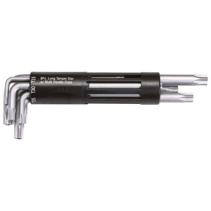 JEU DE 8 CLÉS MÂLES TORX® PERCÉ LONGUE, T10 À T50