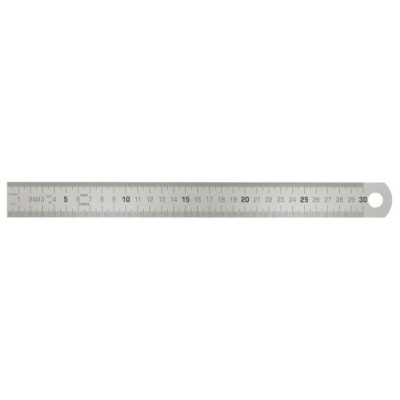 RÉGLET SEMI-RIGIDE EN INOX, L.500 MM