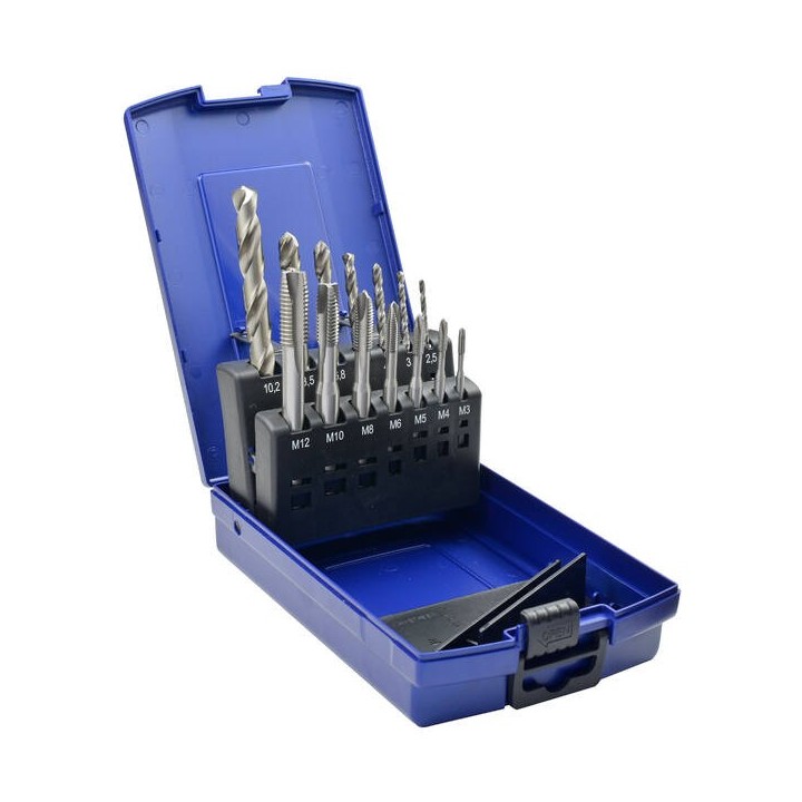 COFFRET TARAUDS MACHINE HSS 14PCS