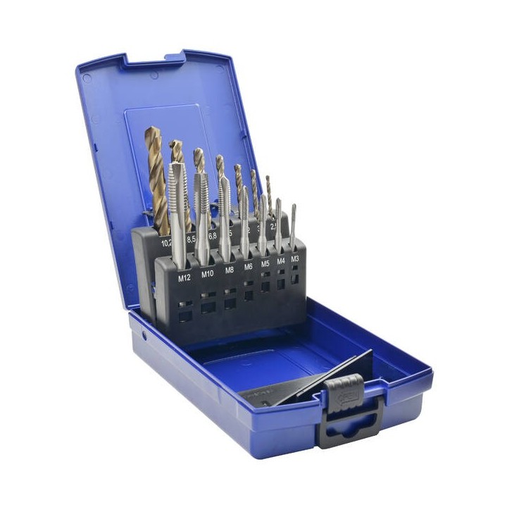 COFFRET TARAUDS MACHINE HSS-CO 14PCS