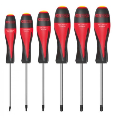 Jeu de 6 tournevis ULTIMATE TORX®, T10 à T40