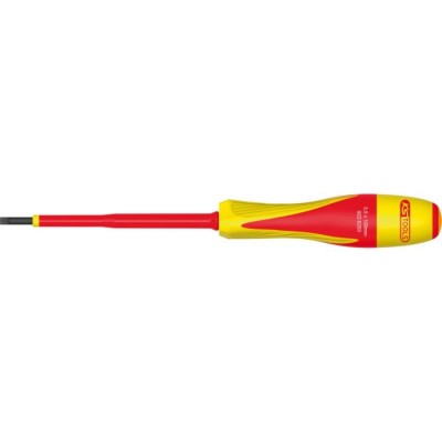 TOURNEVIS FENTE BI-MATIÈRE ISOLÉ 1000V, 3,5X100 MM