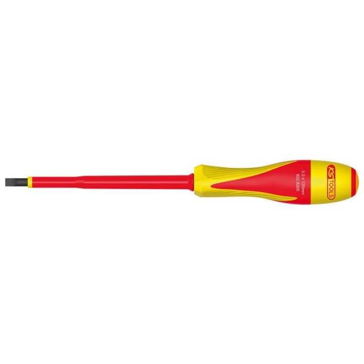 TOURNEVIS FENTE BI-MATIÈRE ISOLÉ 1000V, 5,5X125 MM