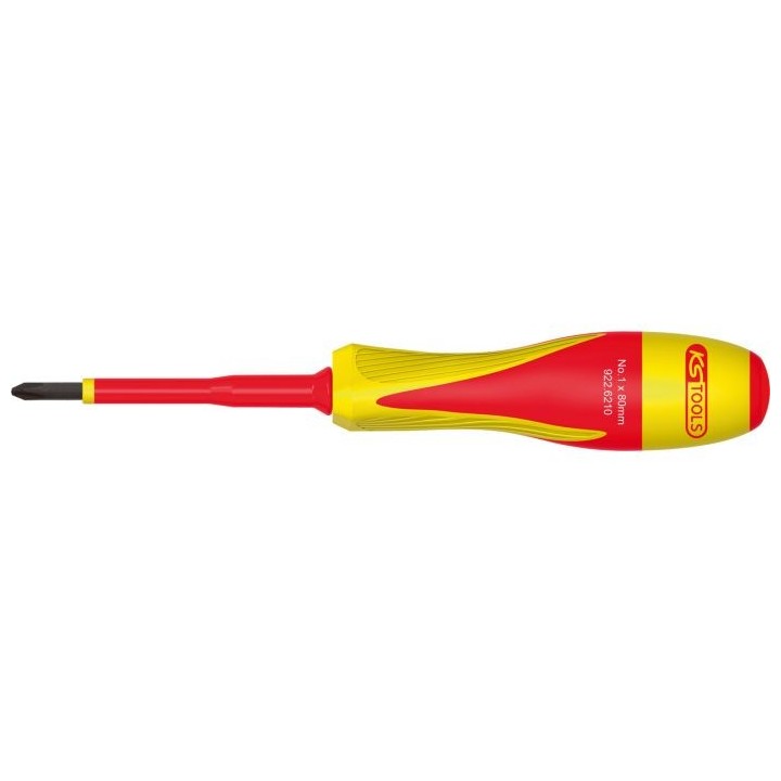 TOURNEVIS PHILLIPS® BI-MATIÈRE ISOLÉ 1000V, PH1 - 80X190 MM
