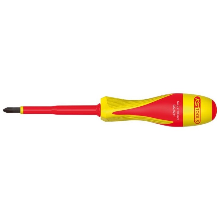 TOURNEVIS PHILLIPS® BI-MATIÈRE ISOLÉ 1000V, PH2 - 100X220 MM