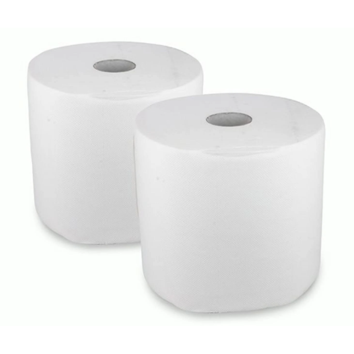 LOT DE 2 BOBINES BLANCHES 2 PLIS T1000
