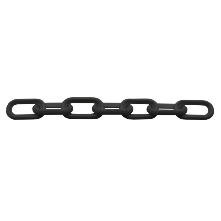 CHAINE PLASTIQUE NOIR D.8MM