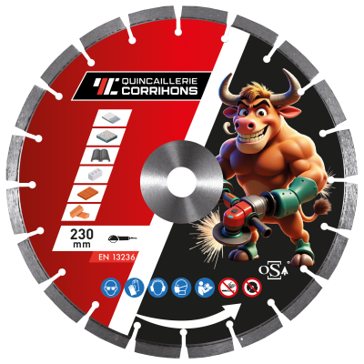 DISQUE DIAMANT D.125/22.23 BETON- UNIVERSEL MATERIAUX