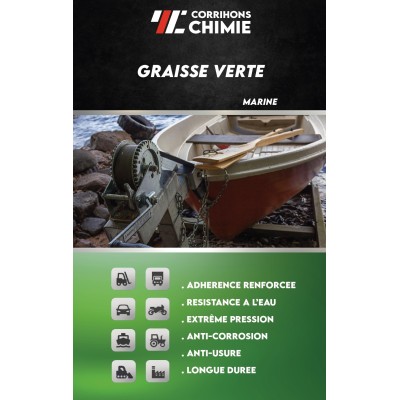 GRAISSE VERTE MARINE AU LITHIUM / HAUTE PERFORMANCE 400ML