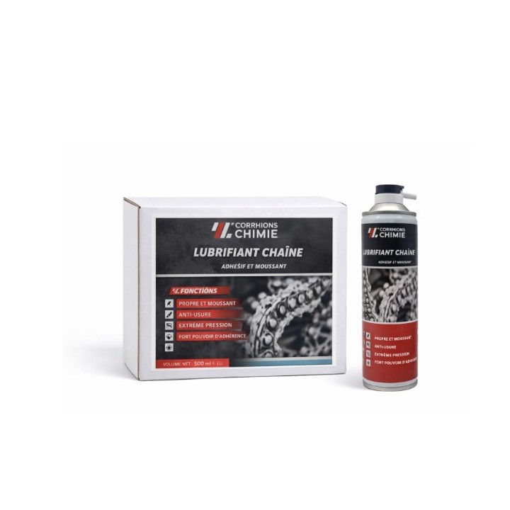 LUBRIFIANT CHAINE / ADHESIF ET FILANT 400ML