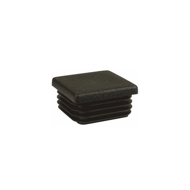 EMBOUT CARRE PLASTIQUE NOIR