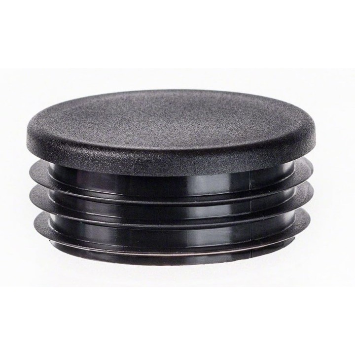EMBOUT ROND PLASTIQUE NOIR