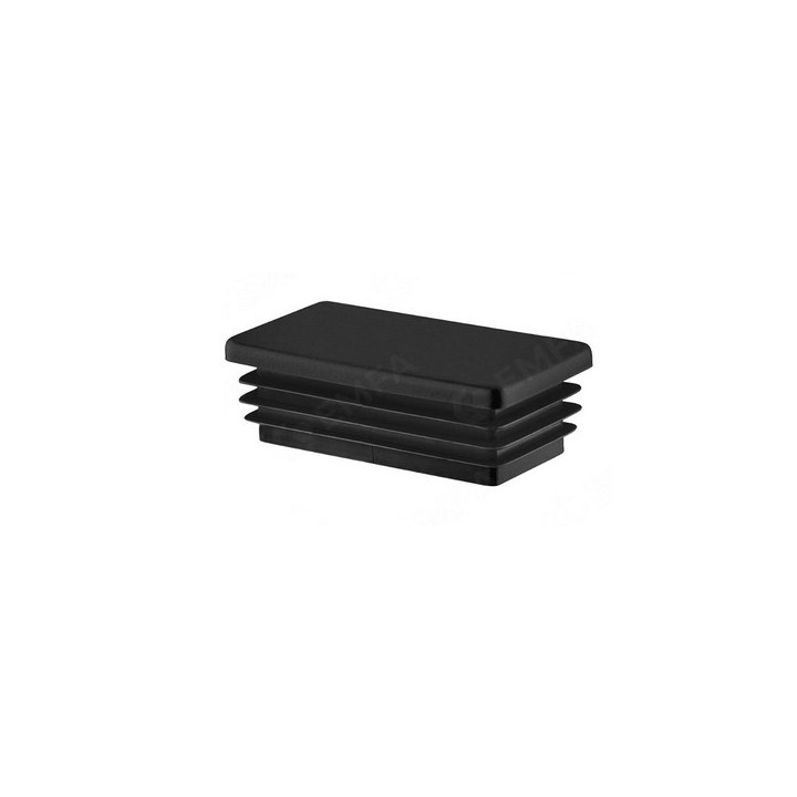 EMBOUT RECTANGULAIRE PLASTIQUE NOIR