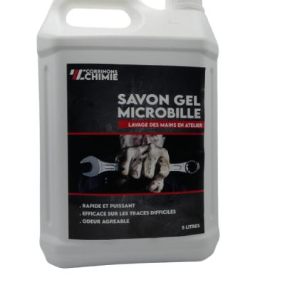 SAVON GEL MICROBILLE CITRON 5L