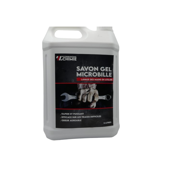 SAVON GEL MICROBILLE CITRON 5L