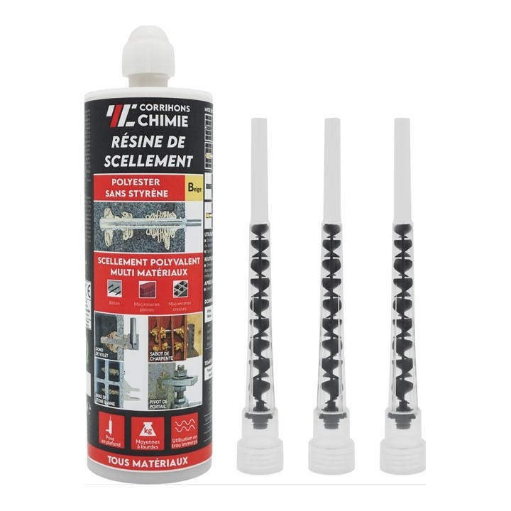 SCELLEMENT CHIMIQUE 410ML BEIGE