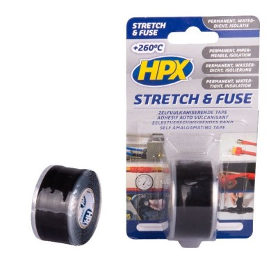 STRETCH&FUSE NOIR 25MMX3M