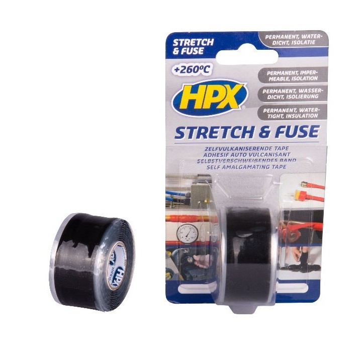 STRETCH&FUSE NOIR 25MMX3M