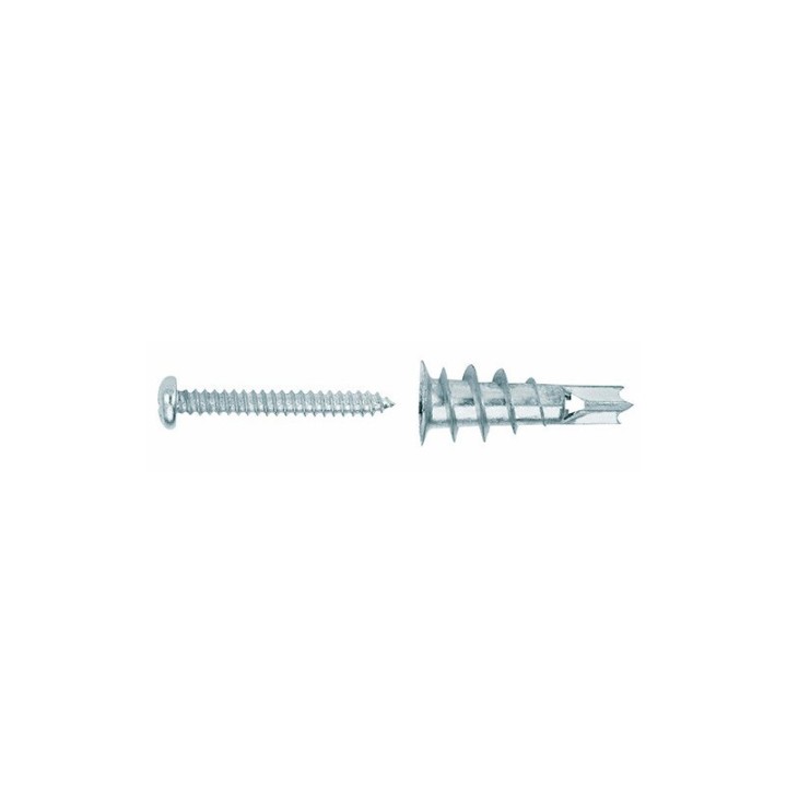 CHEVILLE ZAMACK POUR PLAQUE PLATRE 13X32MM