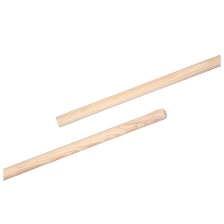 MANCHE BOIS BRUT 1M30 DIAM 24MM