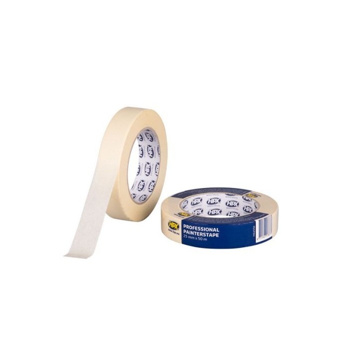 RUBAN DE MASQUAGE 60°C BLANC CREME 25MMX50M