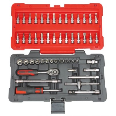 Coffret de douilles et accessoires ULTIMATE® 1/4'', 50 pièces
