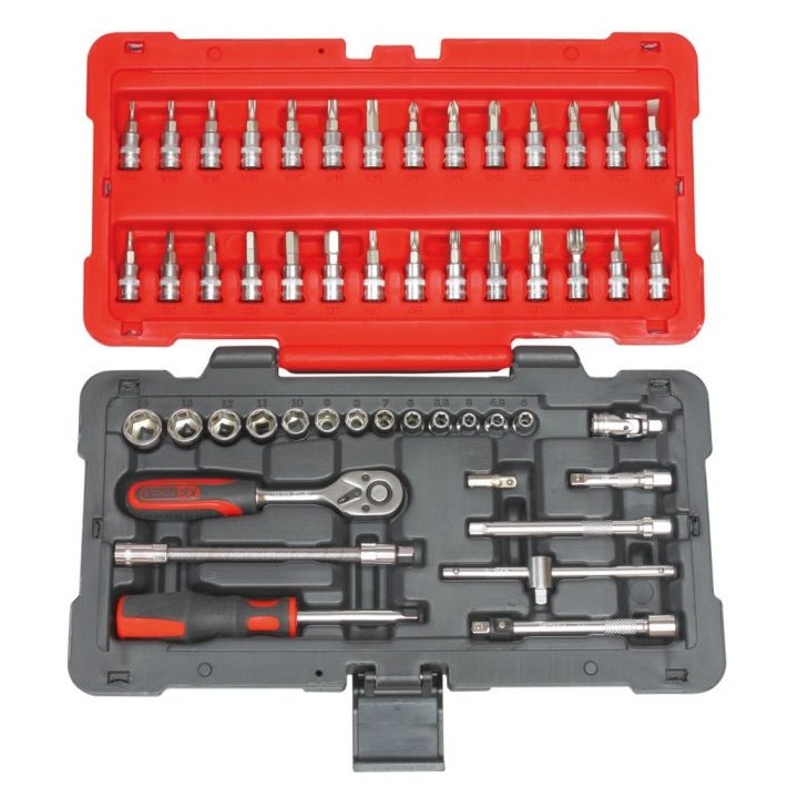 Coffret de douilles et accessoires ULTIMATE® 1/4'', 50 pièces