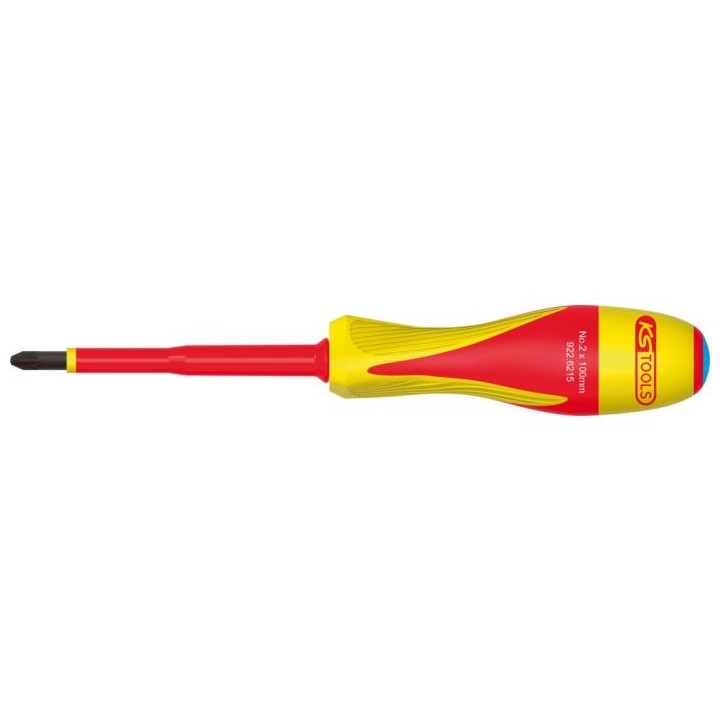 TOURNEVIS POZIDRIV® BI-MATIÈRE ISOLÉ 1000V, PZ2 - 100X205 MM