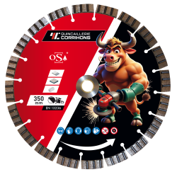 DISQUE DIAMANT BETON ARME 350X3X25.4MM