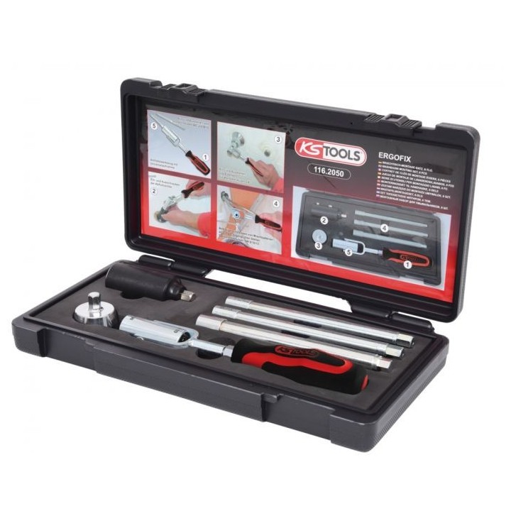 Coffret spécial sanitaire, Douilles Ø9 à 13 mm - 6 pcs
