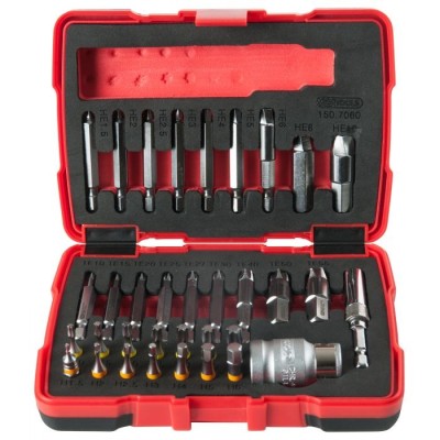 Coffret d'embouts d'extraction pour vis TORX® et 6 pans, 34 pcs