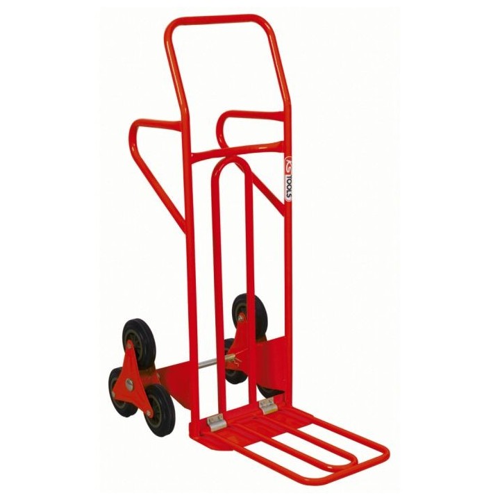 Diable spécial escalier avec bavette repliable - 250 kg