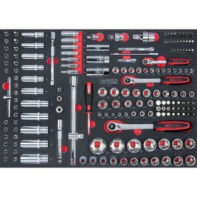 Module de douilles et accessoires 1/4'' - 3/8'' - 1/2'', 175 pièces