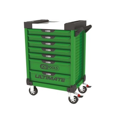 Servante ULTIMATE verte, 7 tiroirs