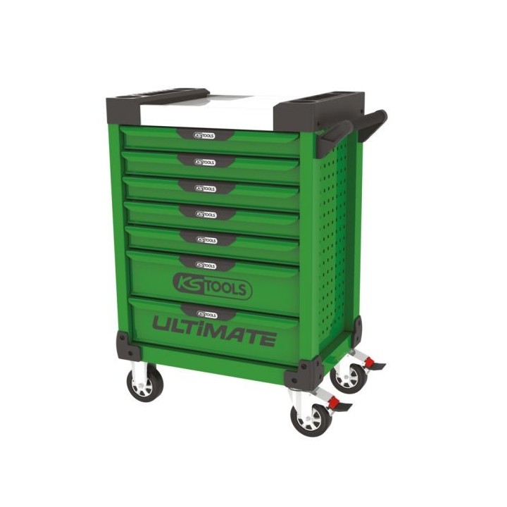 Servante ULTIMATE verte, 7 tiroirs