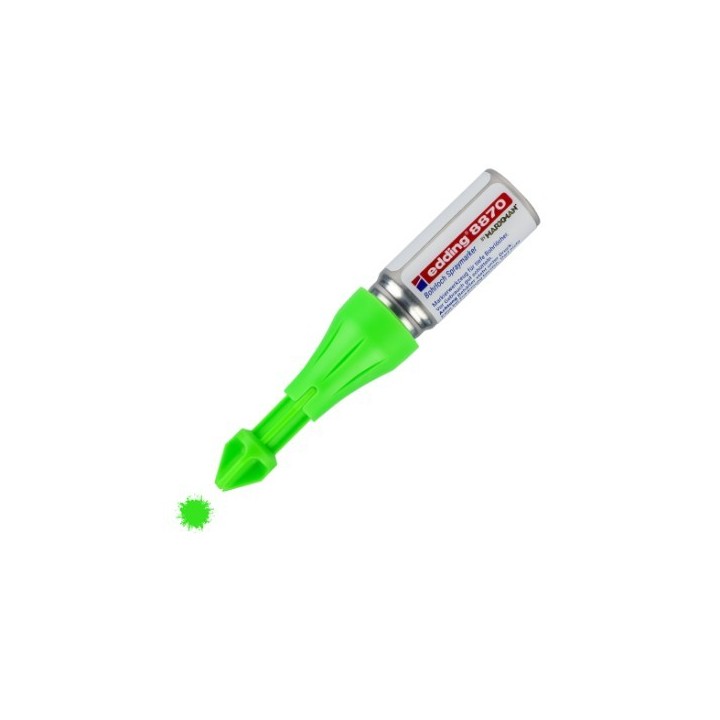 MARQUEUR SPRAY ZONE INACCESSIBLE VERT FLUO 8870