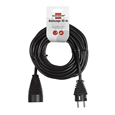 RALLONGE NOIRE 10M H05VV-F 3G1,5