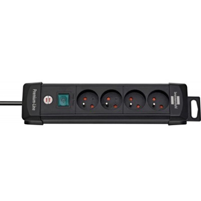 PREMIUM PLUS NOIR 4P 1,8M H05VV-F 3G1,5 + INTER