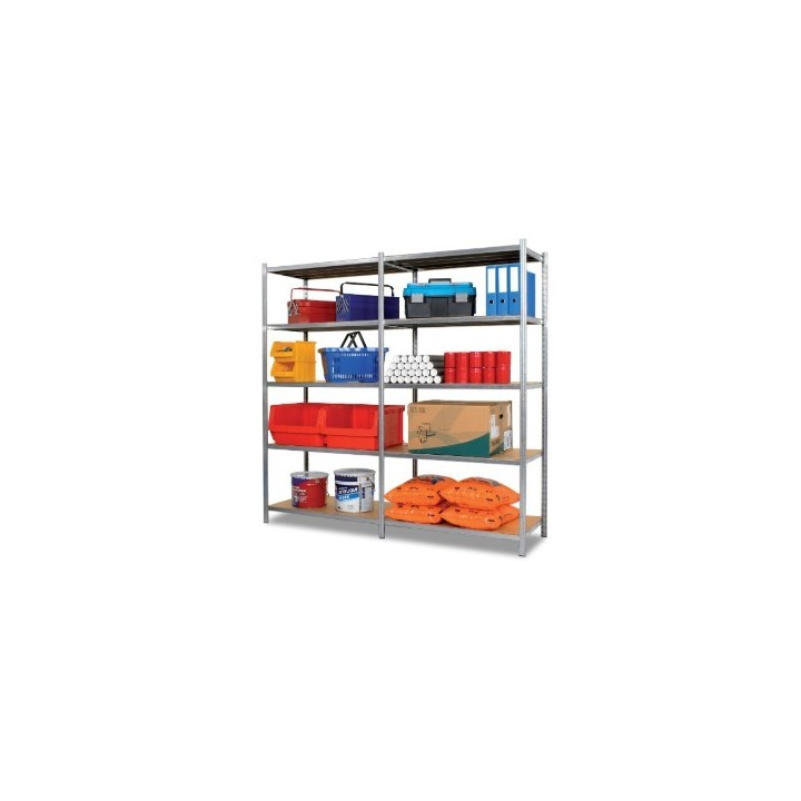 RAYONNAGE TUBULAIRE EPSILINE GALVA 5 NIVEAUX ELEMENT DEPART 2X1000X1000X388MM