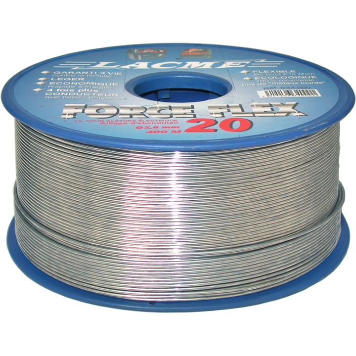 Forceflex 20, mono brin Ø2 mm, Bobine 400 m