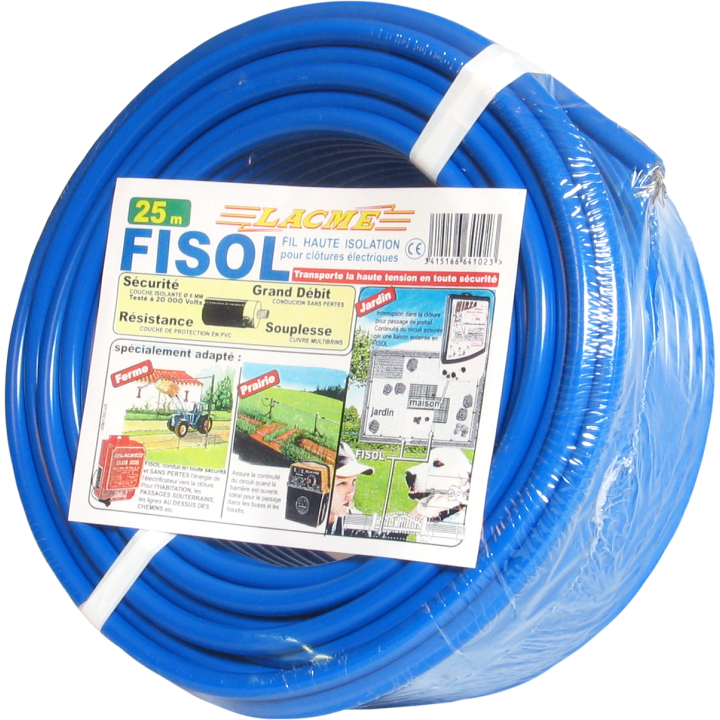 Fisol, Conducteur, Fils haute tension Cuivre